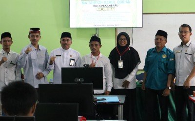 Kemenag Pekanbaru Buka Pelatihan Madrasah Berbasis Digital MA Tahfizh Darul Quran Kota Pekanbaru